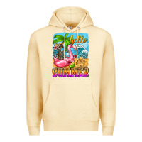 Pina Colada hello summer skeleton Premium Hoodie - Zillion Design Studio