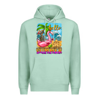 Seafoam hello summer skeleton Premium Hoodie - Zillion Design Studio