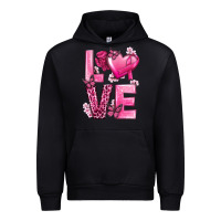 Love Cancer With Heart Urban Hoodie | Teevron