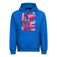 Cobalt Love Cancer with Heart Urban Hoodie - texasbilliewilder