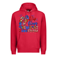 Cardinal flip flops fireworks and freedom Premium Hoodie - Zillion Design Studio