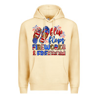 Pina Colada flip flops fireworks and freedom Premium Hoodie - Zillion Design Studio