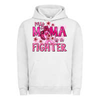 Pigment Lunar Rock My Mama Is a Fighter with Ribbon Urban Hoodie - texasbilliewilder