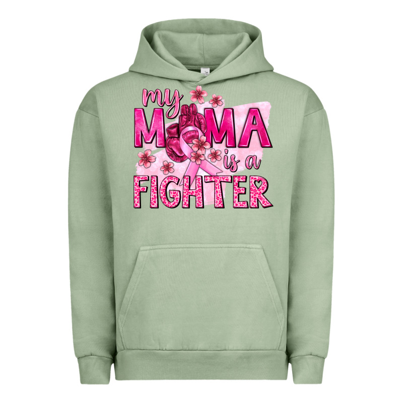 My Mama Is A Fighter With Ribbon Urban Hoodie by texasbilliewilder | Teevron