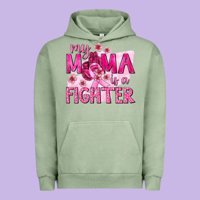 My Mama Is A Fighter With Ribbon Urban Hoodie Designed By Texasbilliewilder