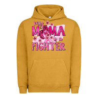 Pigment Peanut Butter My Mama Is a Fighter with Ribbon Urban Hoodie - texasbilliewilder