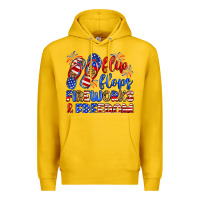 Lemon flip flops fireworks and freedom Premium Hoodie - Zillion Design Studio