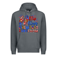 Rock flip flops fireworks and freedom Premium Hoodie - Zillion Design Studio