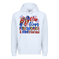 White flip flops fireworks and freedom Premium Hoodie - Zillion Design Studio