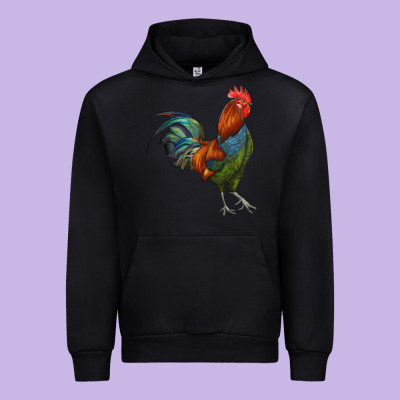 Rooster Urban Hoodie Designed By Ranaportraitstore
