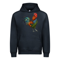 Navy rooster Urban Hoodie - RanaPortraitStore