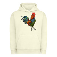 Pigment Pistachio rooster Urban Hoodie - RanaPortraitStore