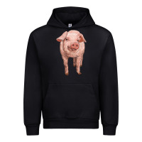 Black pig Urban Hoodie - RanaPortraitStore