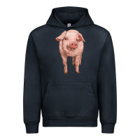 Navy pig Urban Hoodie - RanaPortraitStore