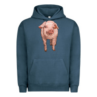 Pigment Midnight Navy pig Urban Hoodie - RanaPortraitStore