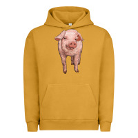 Pigment Peanut Butter pig Urban Hoodie - RanaPortraitStore