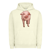 Pigment Pistachio pig Urban Hoodie - RanaPortraitStore