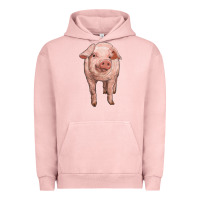 Pigment Salmon pig Urban Hoodie - RanaPortraitStore