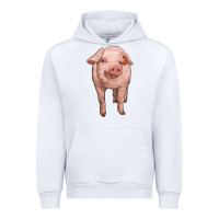 White pig Urban Hoodie - RanaPortraitStore