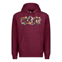 Burgundy CSCC Cutaneous Squamous Cell Cancer Premium Hoodie - texasbilliewilder
