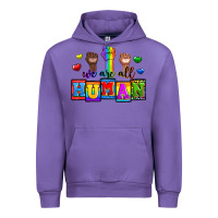 Tulip we are all human Urban Hoodie - Zillion Design Studio