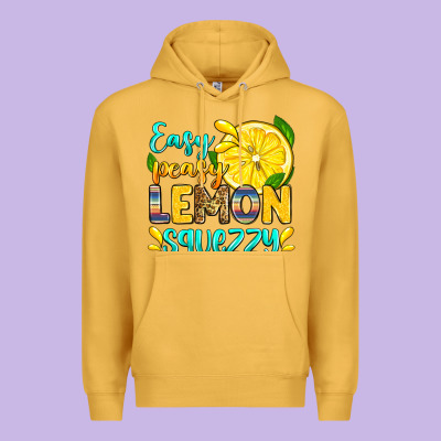 Easy Peasy Lemon Squezzy Premium Hoodie Designed By Zillion Design Studio
