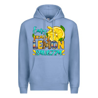 Colony Blue easy peasy lemon squezzy Premium Hoodie - Zillion Design Studio