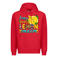 Red easy peasy lemon squezzy Premium Hoodie - Zillion Design Studio