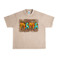 French Oak Leopard Sunflower Mama Urban Heavy Tee - RanaPortraitStore