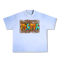 Grape Ice Leopard Sunflower Mama Urban Heavy Tee - RanaPortraitStore