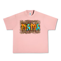 Salmon Leopard Sunflower Mama Urban Heavy Tee - RanaPortraitStore