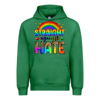 Emerald straight against hate Urban Hoodie - Zillion Design Studio