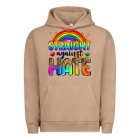 Pigment Burro straight against hate Urban Hoodie - Zillion Design Studio