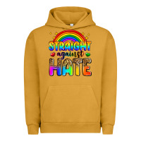 Pigment Peanut Butter straight against hate Urban Hoodie - Zillion Design Studio