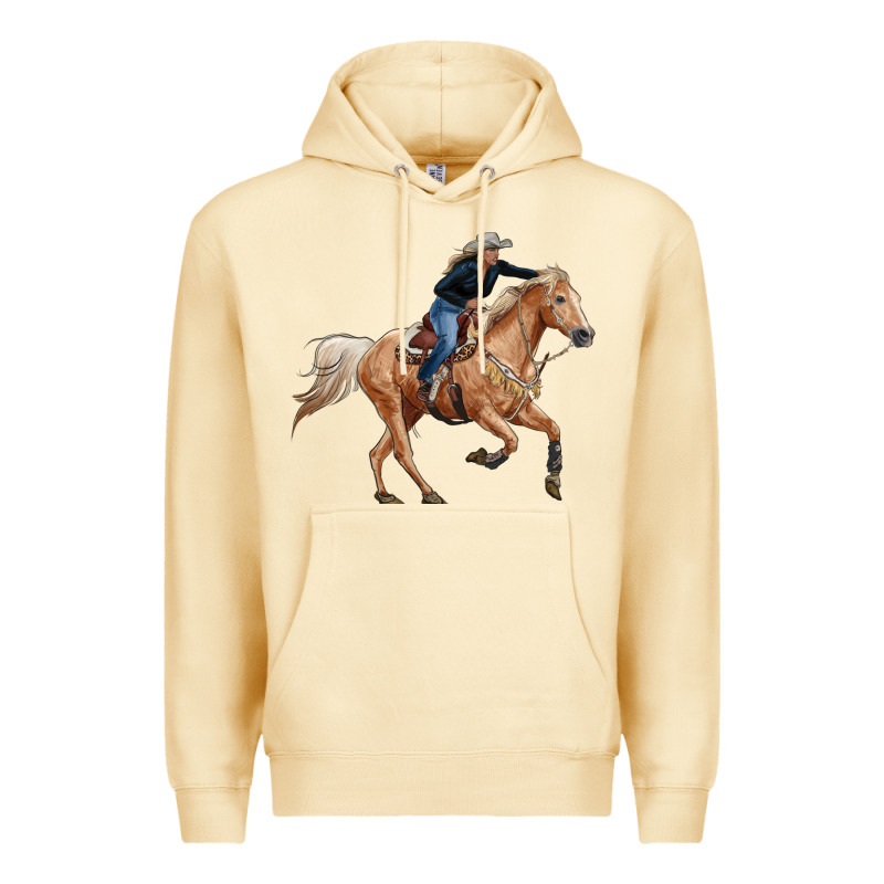 Horse Body With Cowgirl Premium Hoodie by RanaPortraitStore | Teevron