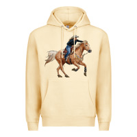 Pina Colada horse body with cowgirl Premium Hoodie - RanaPortraitStore