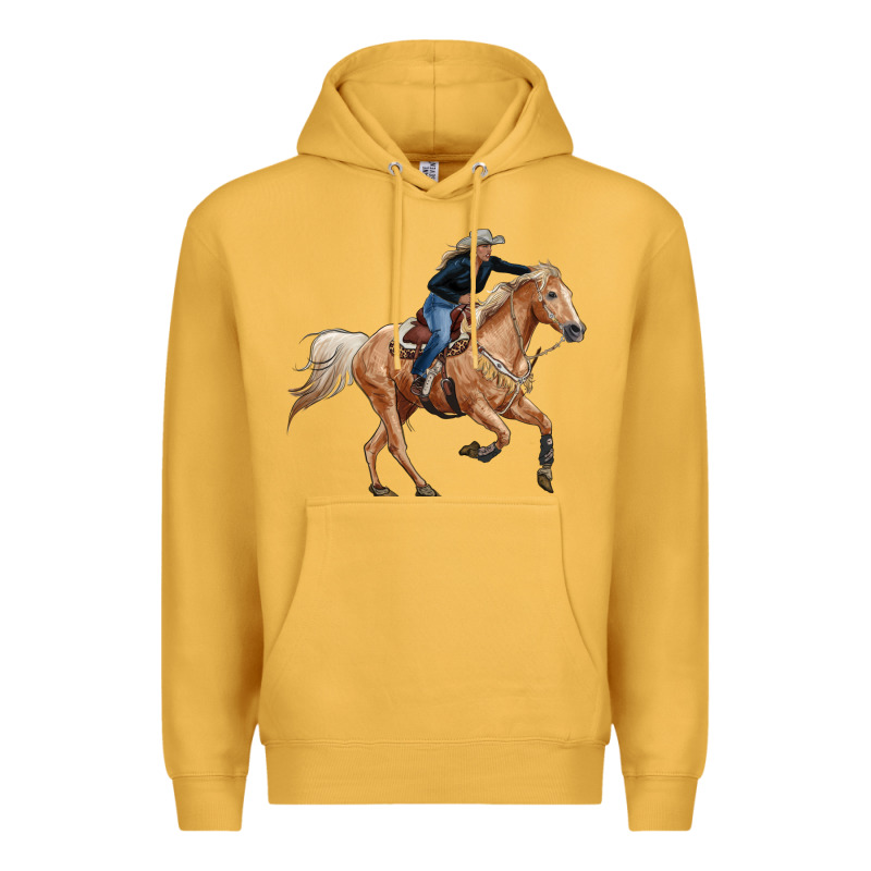 Horse Body With Cowgirl Premium Hoodie by RanaPortraitStore | Teevron