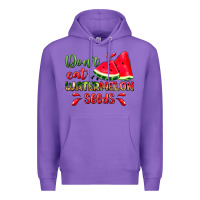 Purple don't eat watermelon seeds Premium Hoodie - Zillion Design Studio