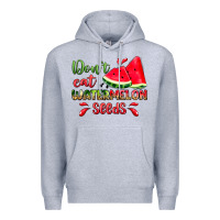 Heather Grey don't eat watermelon seeds Premium Hoodie - Zillion Design Studio