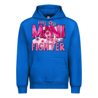 Cobalt My Mini Is a Fighter with Ribbon Urban Hoodie - texasbilliewilder