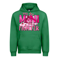 Emerald My Mini Is a Fighter with Ribbon Urban Hoodie - texasbilliewilder