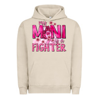 Pigment French Oak My Mini Is a Fighter with Ribbon Urban Hoodie - texasbilliewilder