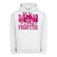 Pigment Lunar Rock My Mini Is a Fighter with Ribbon Urban Hoodie - texasbilliewilder