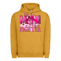 Pigment Peanut Butter My Mini Is a Fighter with Ribbon Urban Hoodie - texasbilliewilder