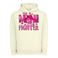 Pigment Pistachio My Mini Is a Fighter with Ribbon Urban Hoodie - texasbilliewilder