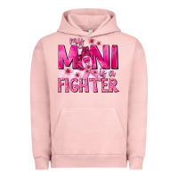 Pigment Salmon My Mini Is a Fighter with Ribbon Urban Hoodie - texasbilliewilder