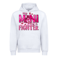 White My Mini Is a Fighter with Ribbon Urban Hoodie - texasbilliewilder