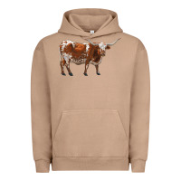 Pigment Burro longhorn Urban Hoodie - RanaPortraitStore