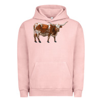 Pigment Salmon longhorn Urban Hoodie - RanaPortraitStore