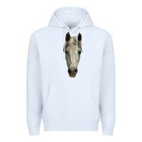 White horse head Premium Hoodie - RanaPortraitStore